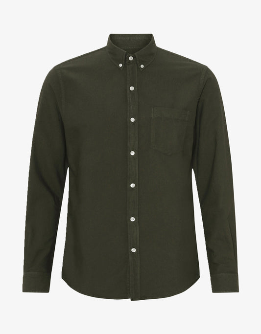 Colorful Standard - Organic Button Down Shirt - Hunter Green