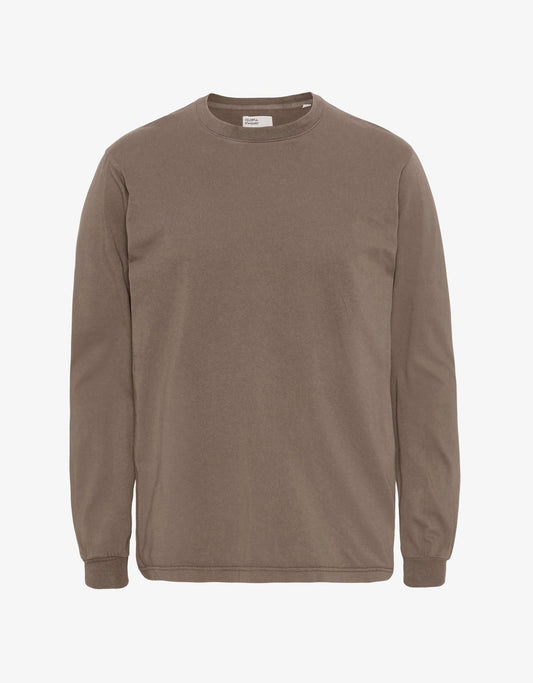 Oversized LS T-shirt - Warm Taupe