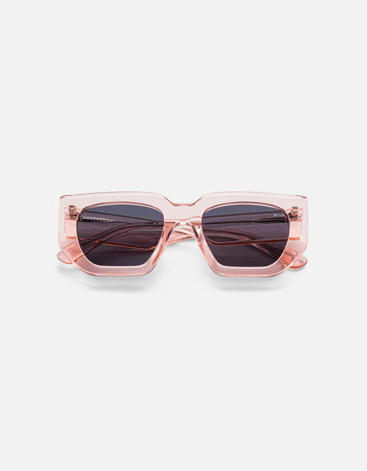 James Ay Sunglasses Flash - Transparent Romantic Pink