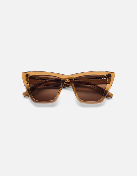 James Ay Sunglasses Mirage - Transparent Caramel Brown