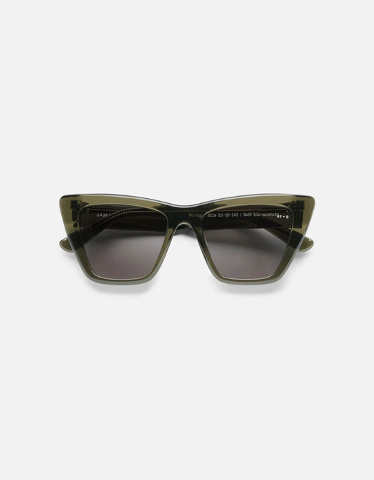 James Ay Sunglasses Mirage - Transparent Green